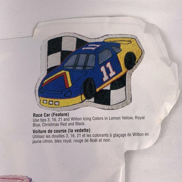 Vintage Wilton #11 Race Car Cake Pan 1997 Baking Mold 2105-1350 - Picture 8 of 12